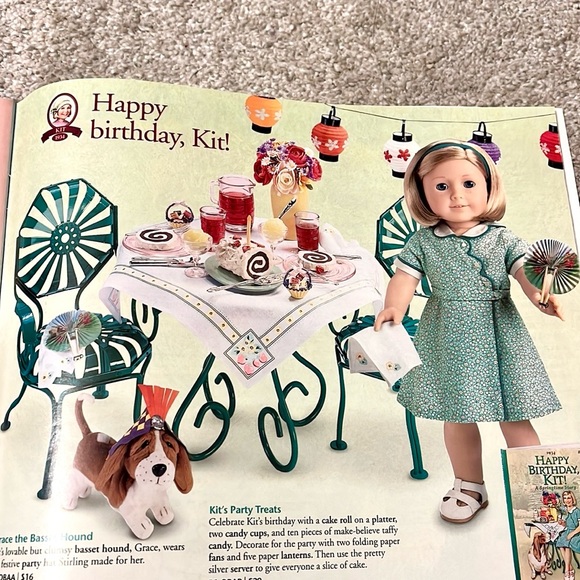 American Girl Kit’s Birthday Table and Chairs - Picture 5 of 8